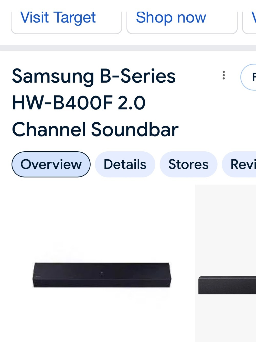 Samsung B-Series B40OF Soundbar Dolby Audio HDMI with remote